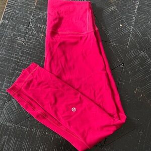 Ruby red Wondertrain size 6/25 inch Leggings